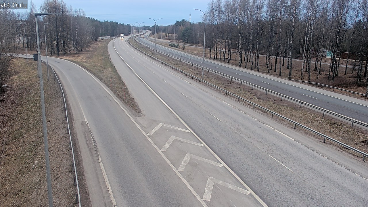 Weather Camera Image Road 4 Oulu, Oulu, Pohjois-Pohjanmaa
