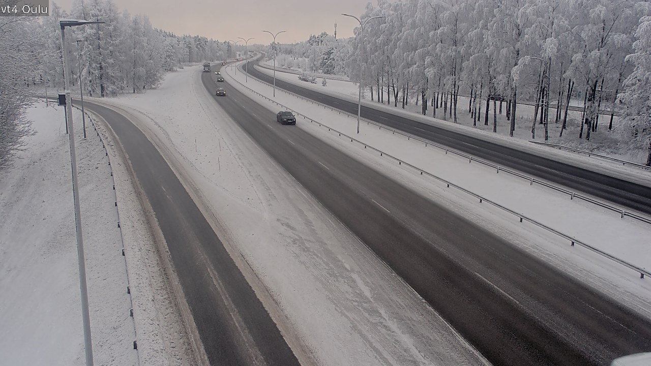 Weather Camera Image Road 4 Oulu, Oulu, Pohjois-Pohjanmaa