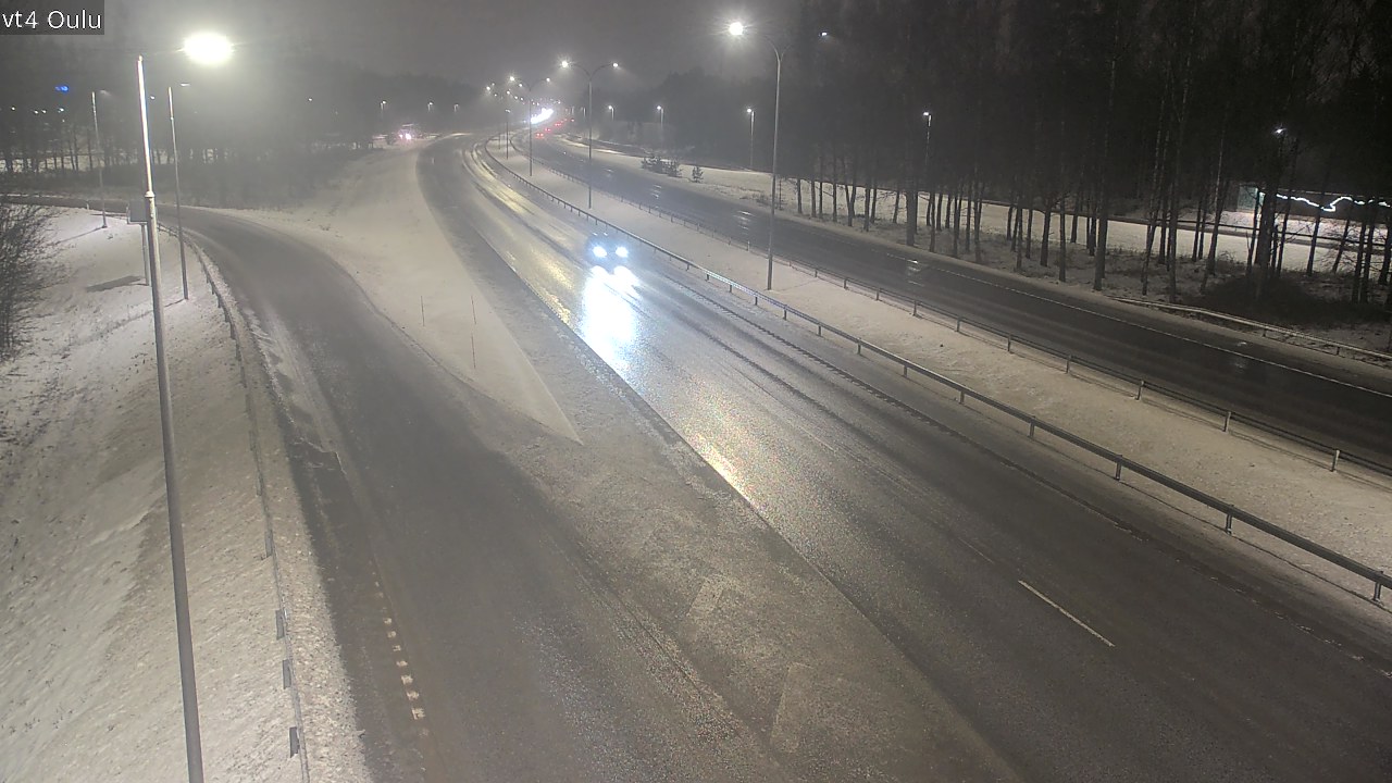 Weather Camera Image Väg 4 Uleåborg, Oulu, Pohjois-Pohjanmaa