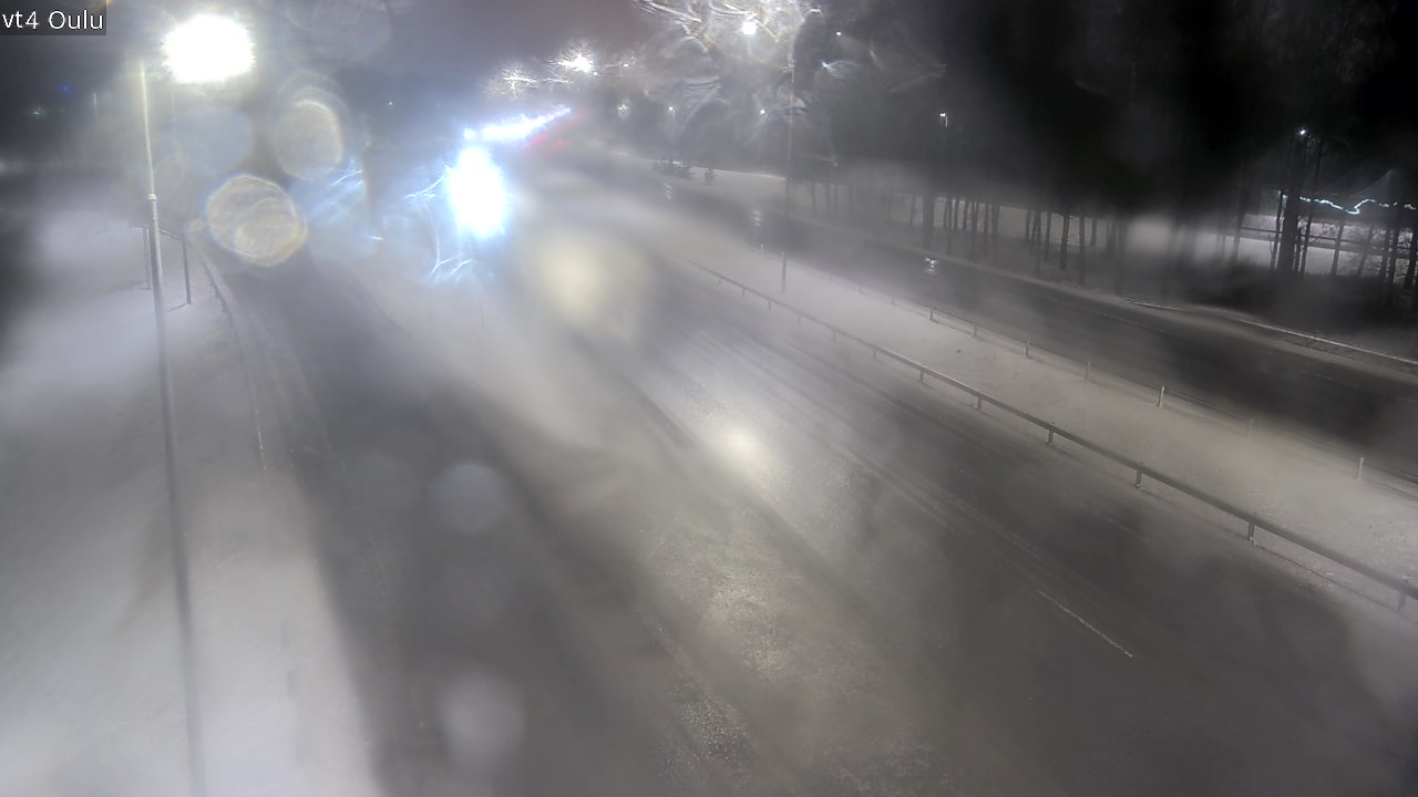 Weather Camera Image Väg 4 Uleåborg, Oulu, Pohjois-Pohjanmaa