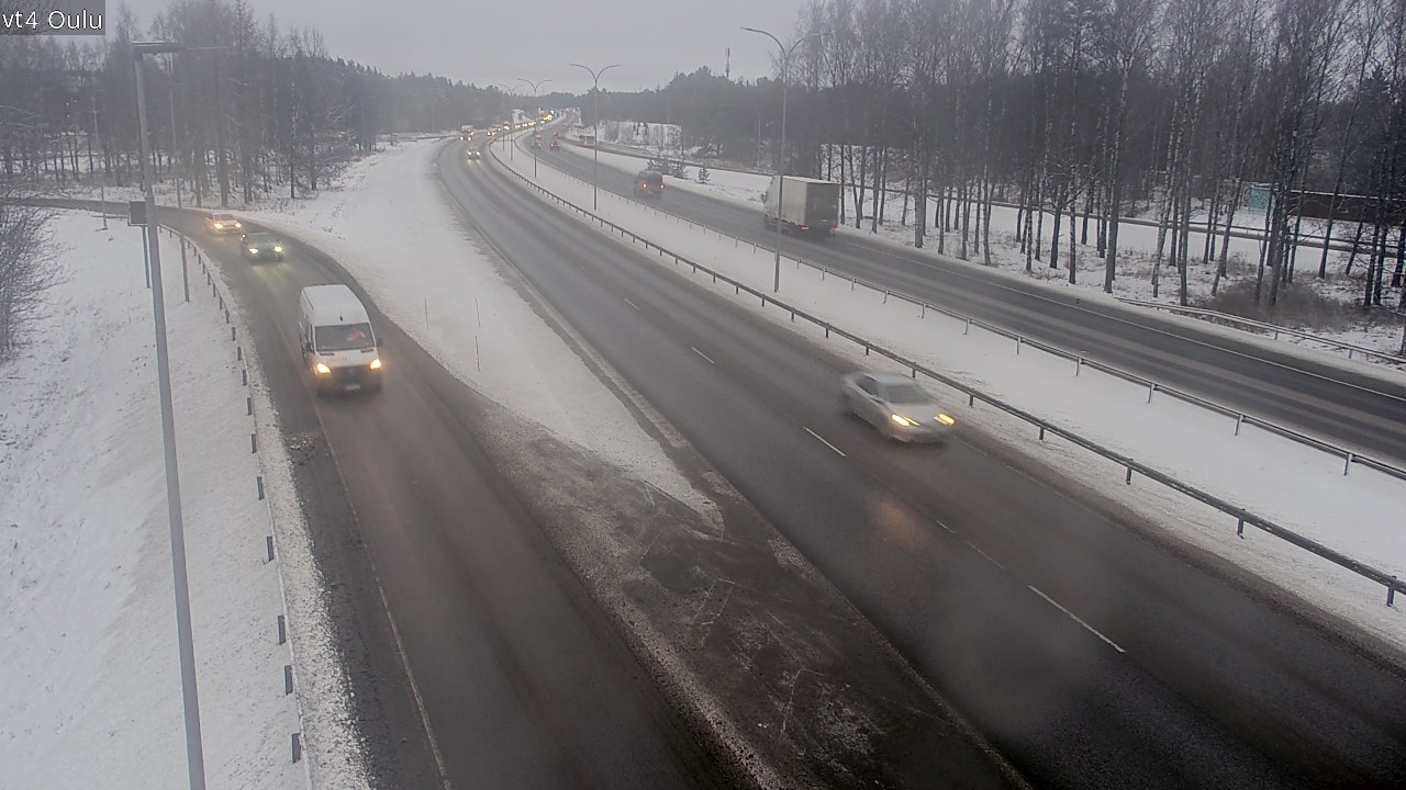 Weather Camera Image Väg 4 Uleåborg, Oulu, Pohjois-Pohjanmaa