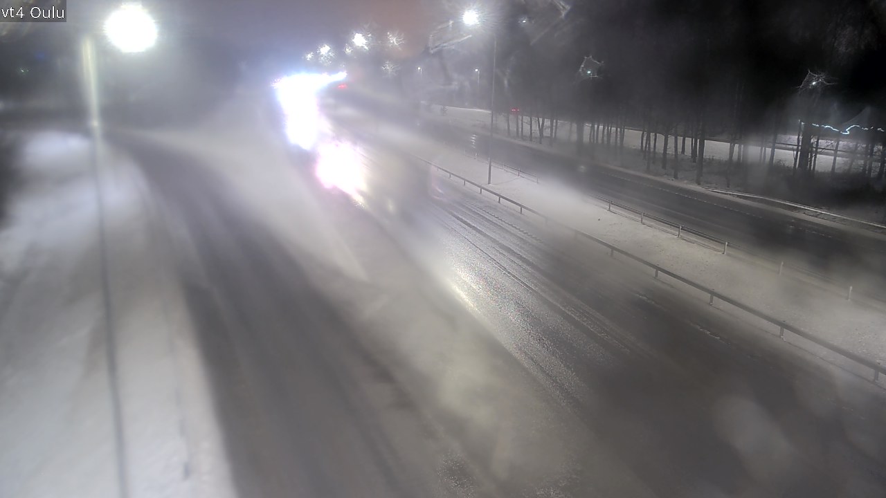 Weather Camera Image Väg 4 Uleåborg, Oulu, Pohjois-Pohjanmaa