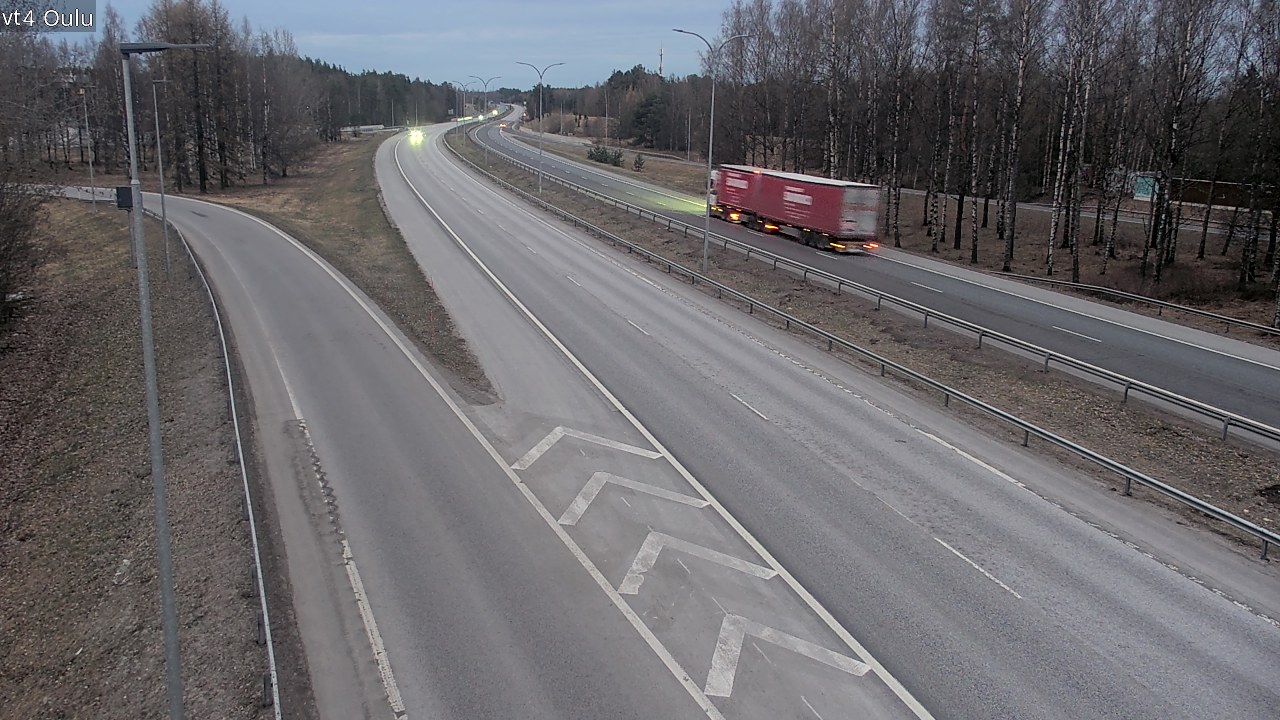 Weather Camera Image Road 4 Oulu, Oulu, Pohjois-Pohjanmaa