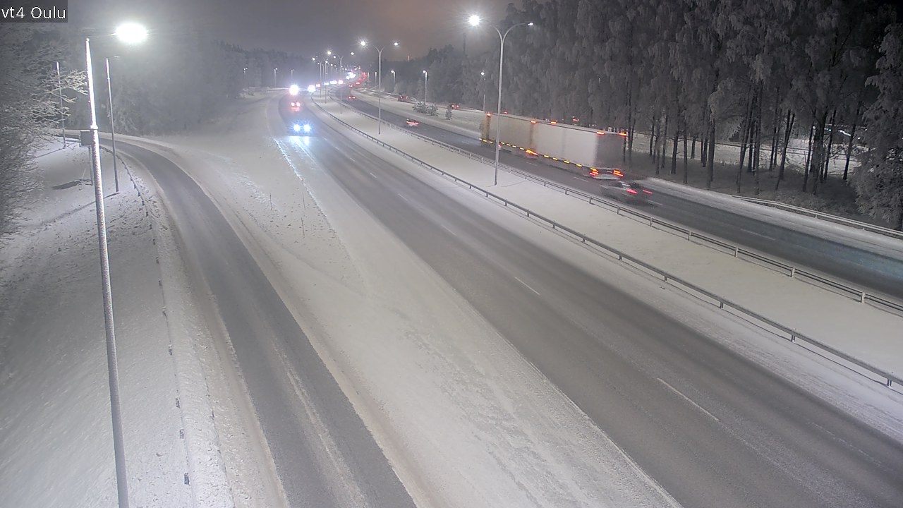 Weather Camera Image Road 4 Oulu, Oulu, Pohjois-Pohjanmaa