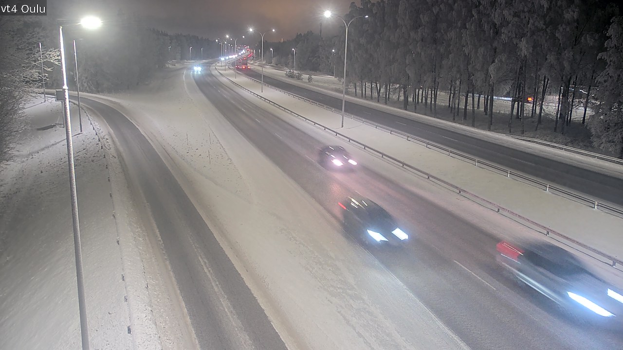 Weather Camera Image Road 4 Oulu, Oulu, Pohjois-Pohjanmaa