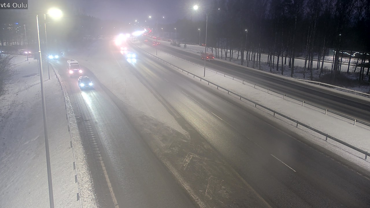 Weather Camera Image Väg 4 Uleåborg, Oulu, Pohjois-Pohjanmaa