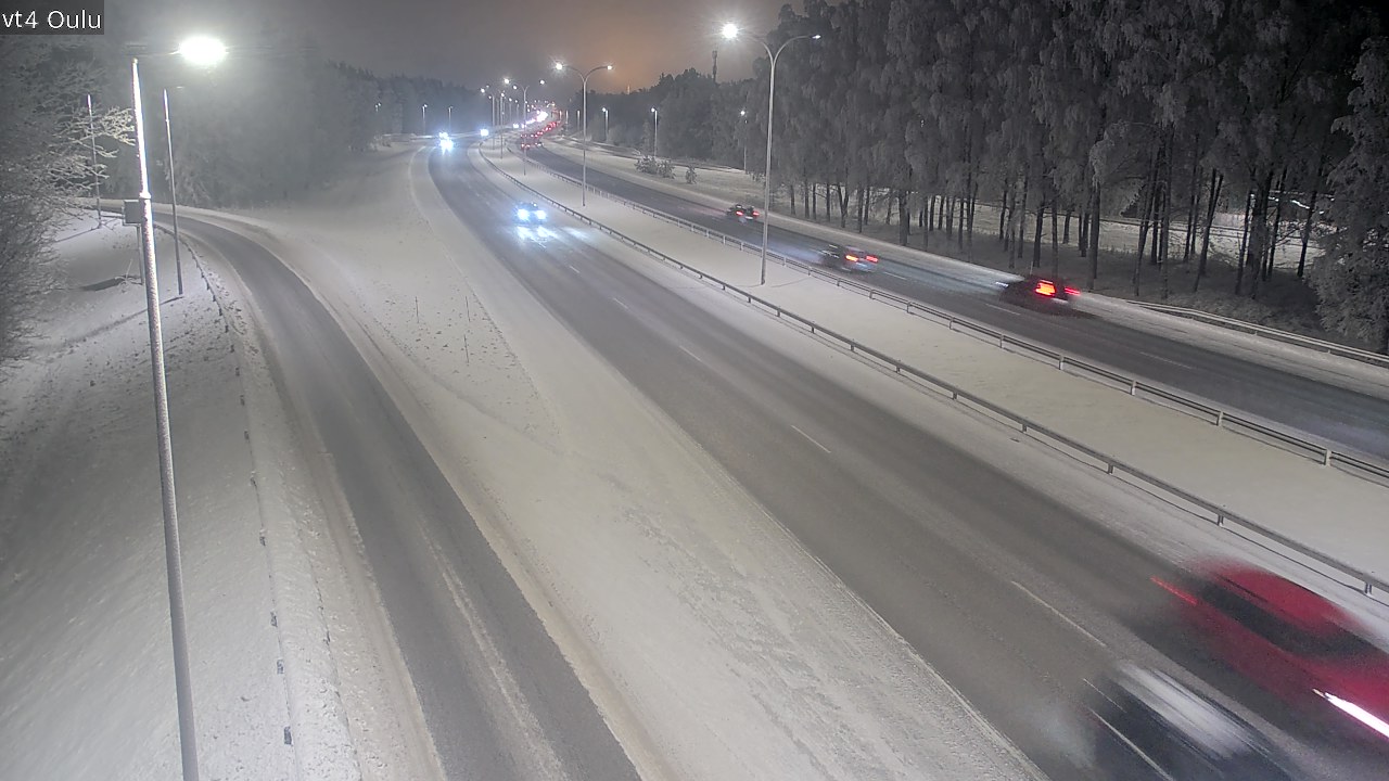 Weather Camera Image Road 4 Oulu, Oulu, Pohjois-Pohjanmaa
