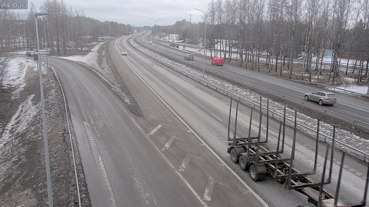 Weather Camera Image Väg 4 Uleåborg, Oulu, Pohjois-Pohjanmaa