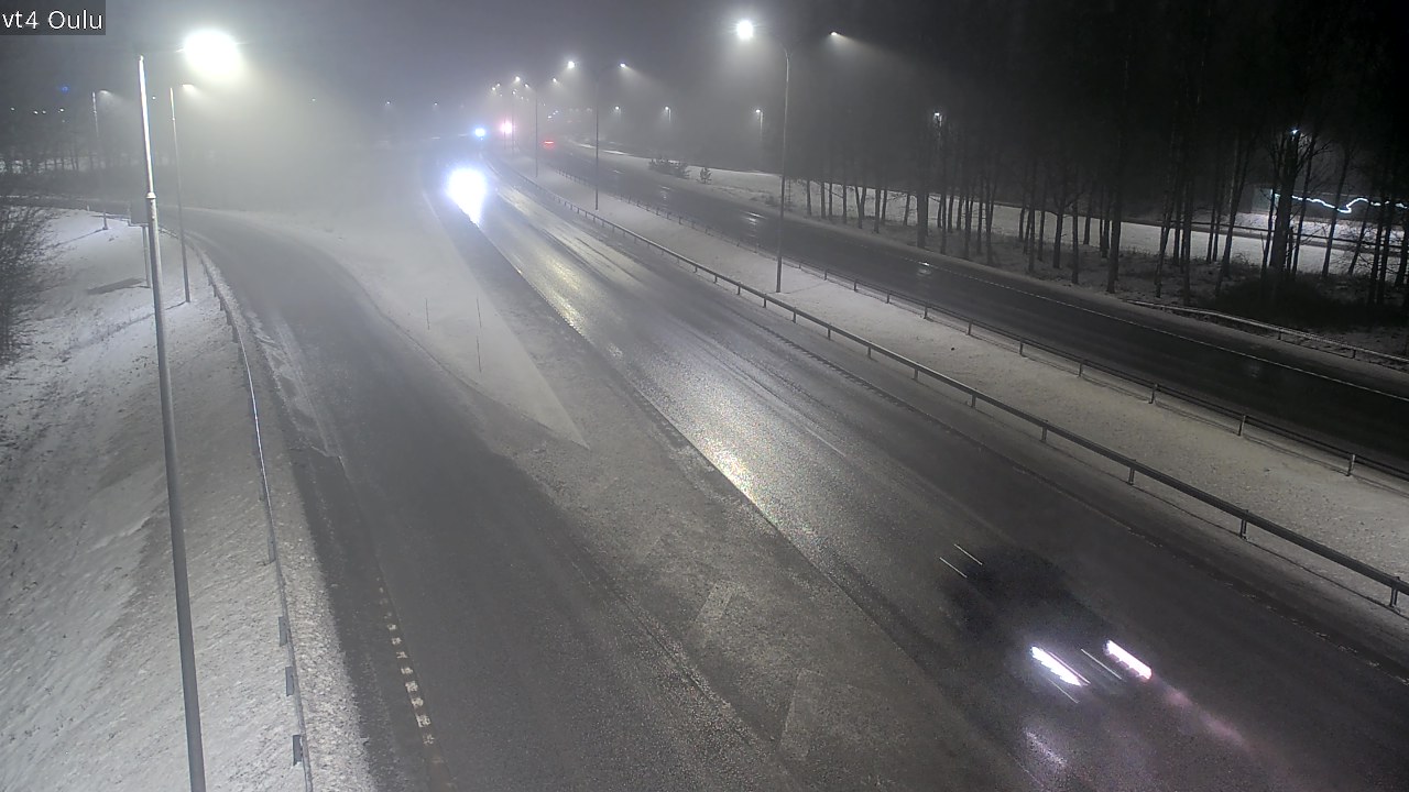 Weather Camera Image Väg 4 Uleåborg, Oulu, Pohjois-Pohjanmaa