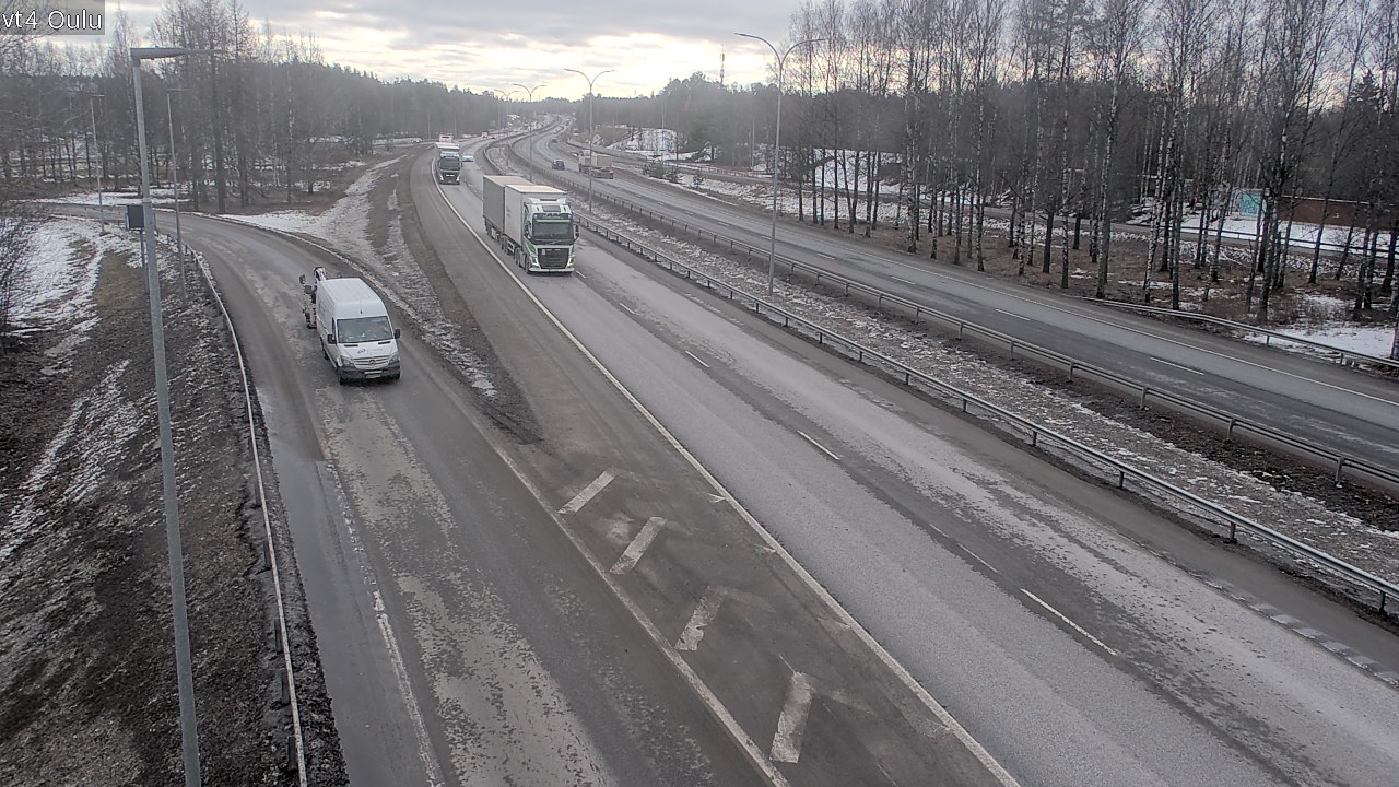Weather Camera Image Road 4 Oulu, Oulu, Pohjois-Pohjanmaa