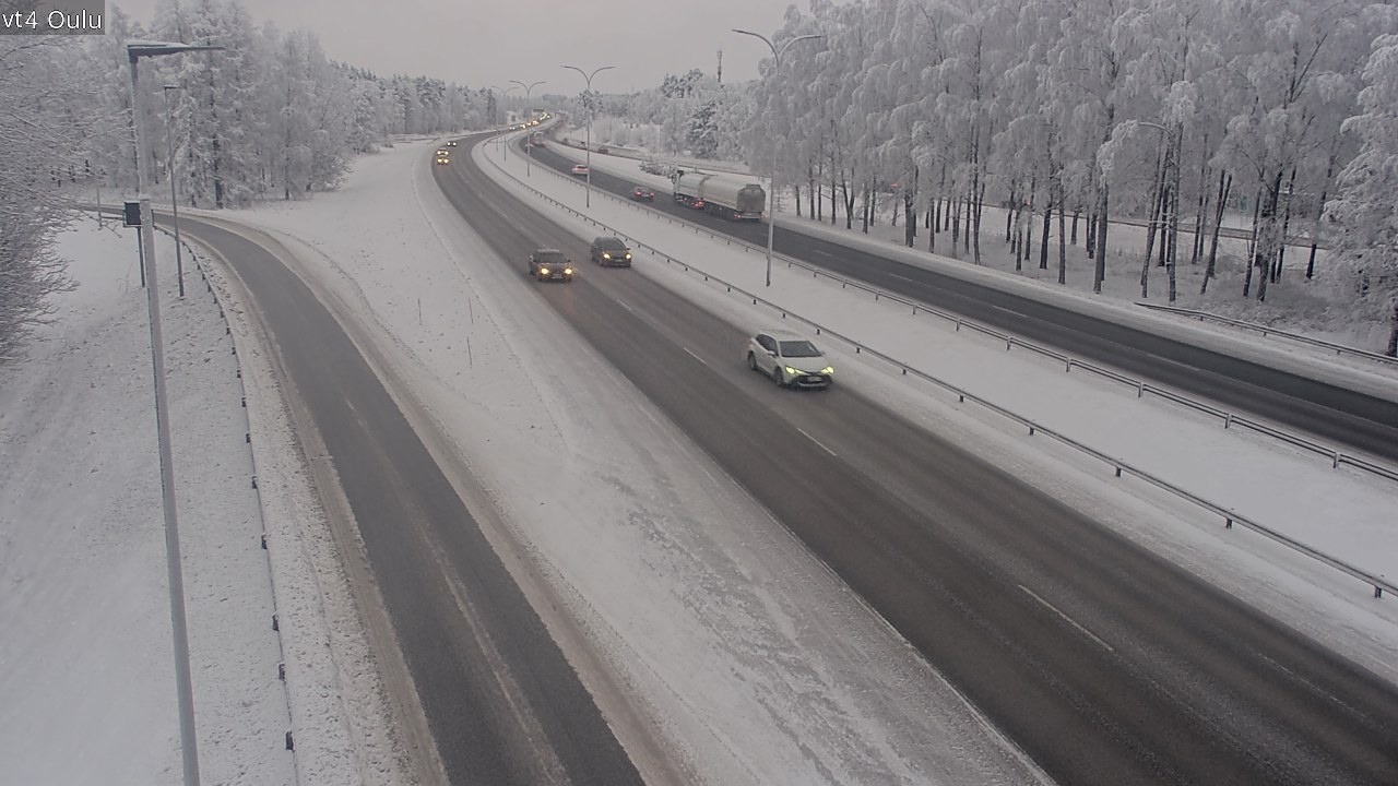 Weather Camera Image Road 4 Oulu, Oulu, Pohjois-Pohjanmaa