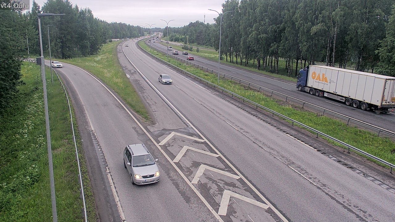 Kelikamerat Kuva Tie 4 Oulu, Oulu, Pohjois-Pohjanmaa
