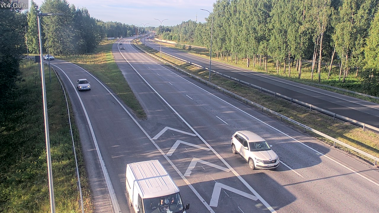 Weather Camera Image Road 4 Oulu, Oulu, Pohjois-Pohjanmaa