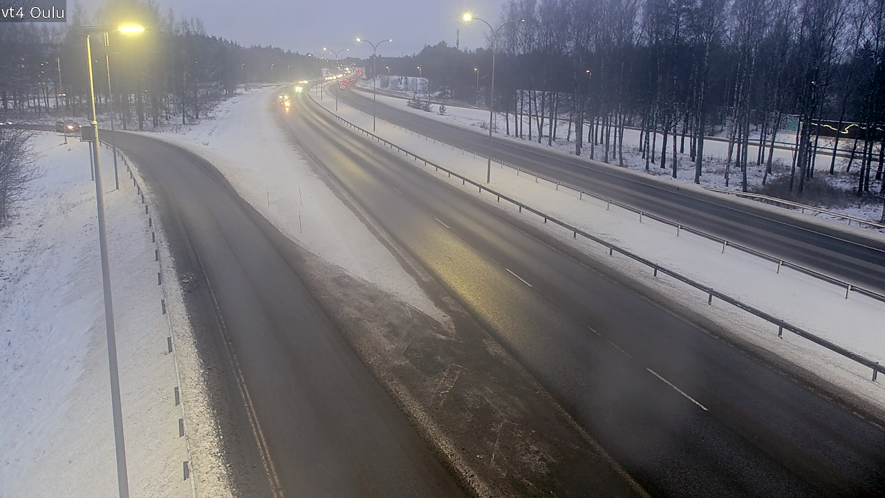 Weather Camera Image Väg 4 Uleåborg, Oulu, Pohjois-Pohjanmaa