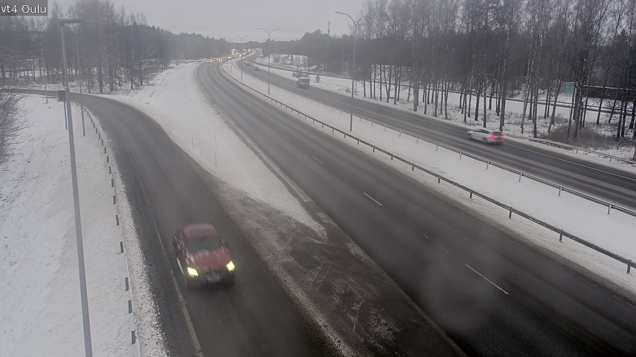 Weather Camera Image Väg 4 Uleåborg, Oulu, Pohjois-Pohjanmaa