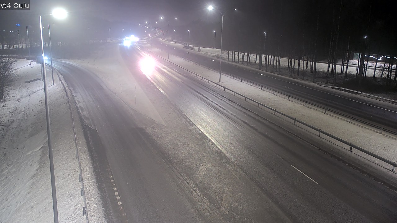 Weather Camera Image Väg 4 Uleåborg, Oulu, Pohjois-Pohjanmaa