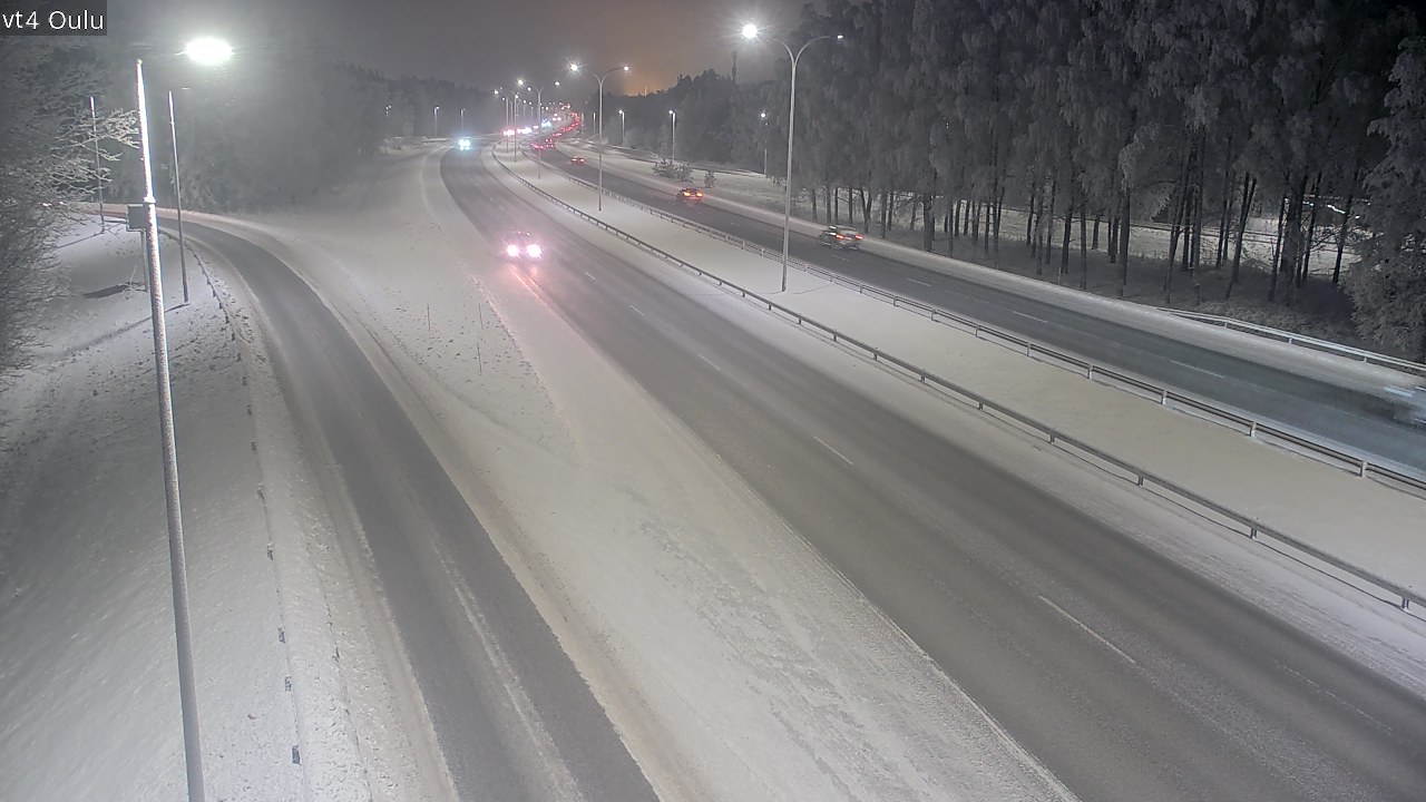 Weather Camera Image Road 4 Oulu, Oulu, Pohjois-Pohjanmaa