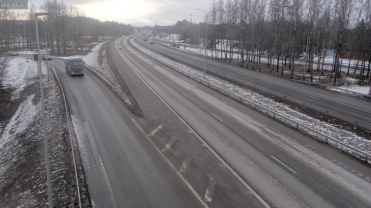 Weather Camera Image Road 4 Oulu, Oulu, Pohjois-Pohjanmaa