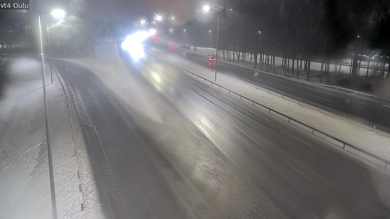 Weather Camera Image Väg 4 Uleåborg, Oulu, Pohjois-Pohjanmaa