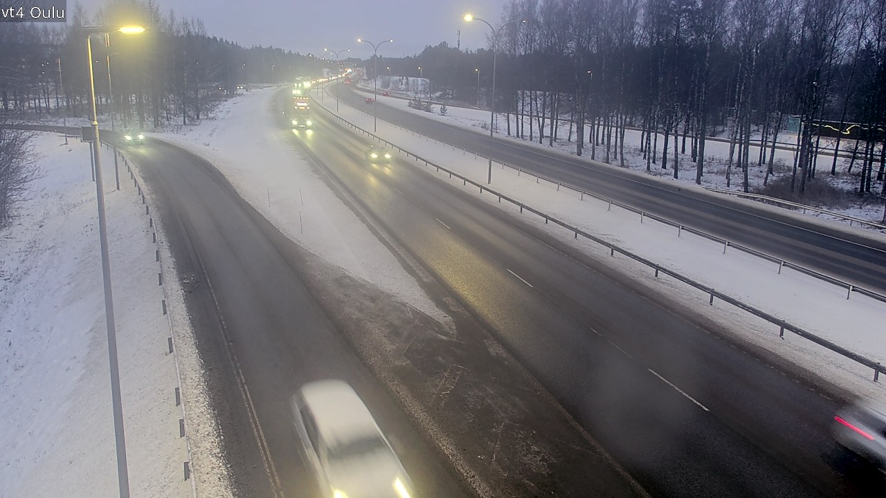 Weather Camera Image Väg 4 Uleåborg, Oulu, Pohjois-Pohjanmaa