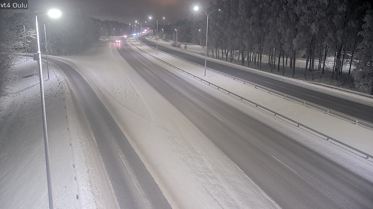 Weather Camera Image Road 4 Oulu, Oulu, Pohjois-Pohjanmaa