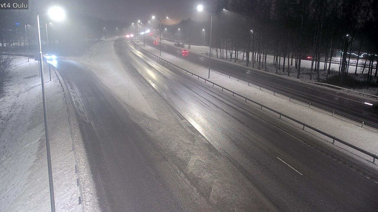 Weather Camera Image Väg 4 Uleåborg, Oulu, Pohjois-Pohjanmaa