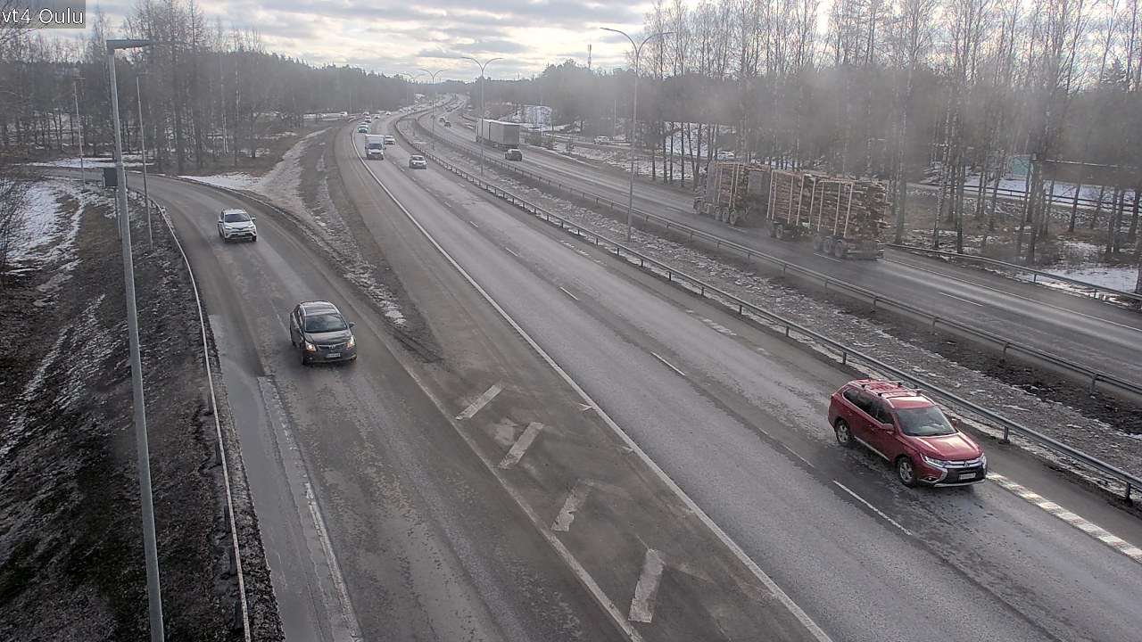 Weather Camera Image Road 4 Oulu, Oulu, Pohjois-Pohjanmaa