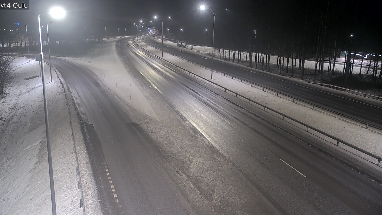 Weather Camera Image Väg 4 Uleåborg, Oulu, Pohjois-Pohjanmaa