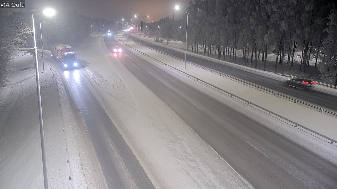 Weather Camera Image Road 4 Oulu, Oulu, Pohjois-Pohjanmaa