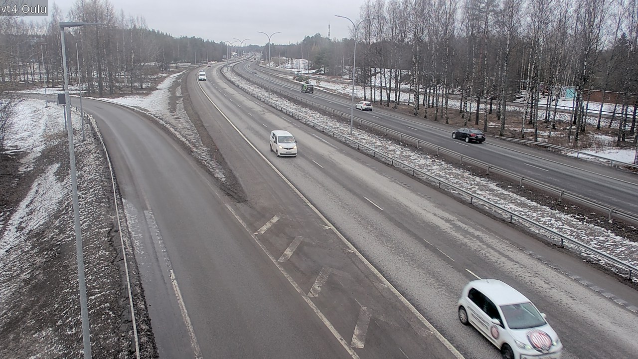 Weather Camera Image Road 4 Oulu, Oulu, Pohjois-Pohjanmaa