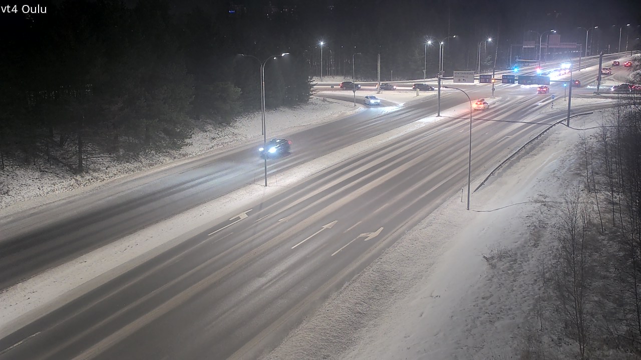 Weather Camera Image Road 4 Oulu, Oulu, Pohjois-Pohjanmaa