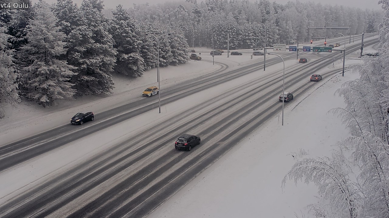 Weather Camera Image Road 4 Oulu, Oulu, Pohjois-Pohjanmaa
