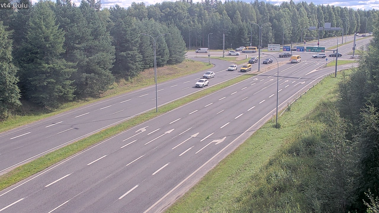 Weather Camera Image Väg 4 Uleåborg, Oulu, Pohjois-Pohjanmaa