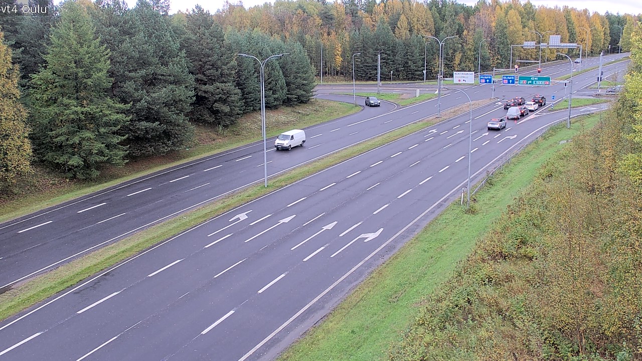 Weather Camera Image Road 4 Oulu, Oulu, Pohjois-Pohjanmaa
