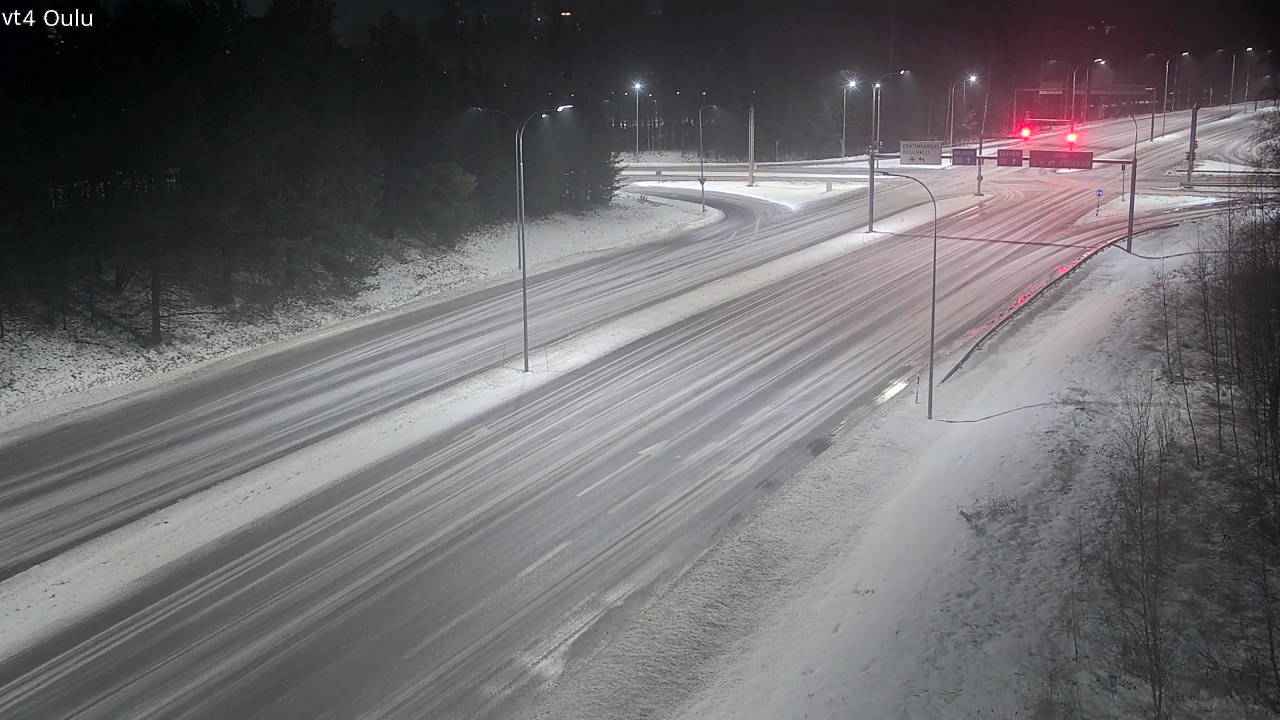 Weather Camera Image Väg 4 Uleåborg, Oulu, Pohjois-Pohjanmaa