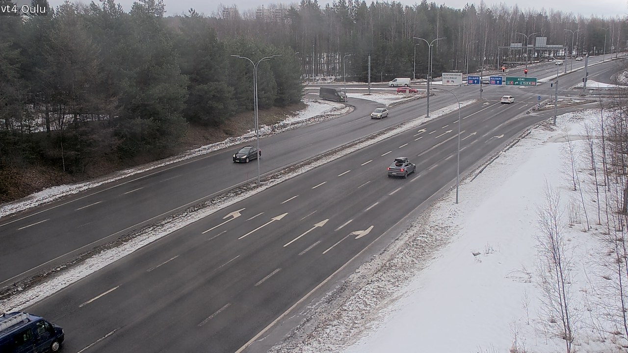 Weather Camera Image Road 4 Oulu, Oulu, Pohjois-Pohjanmaa