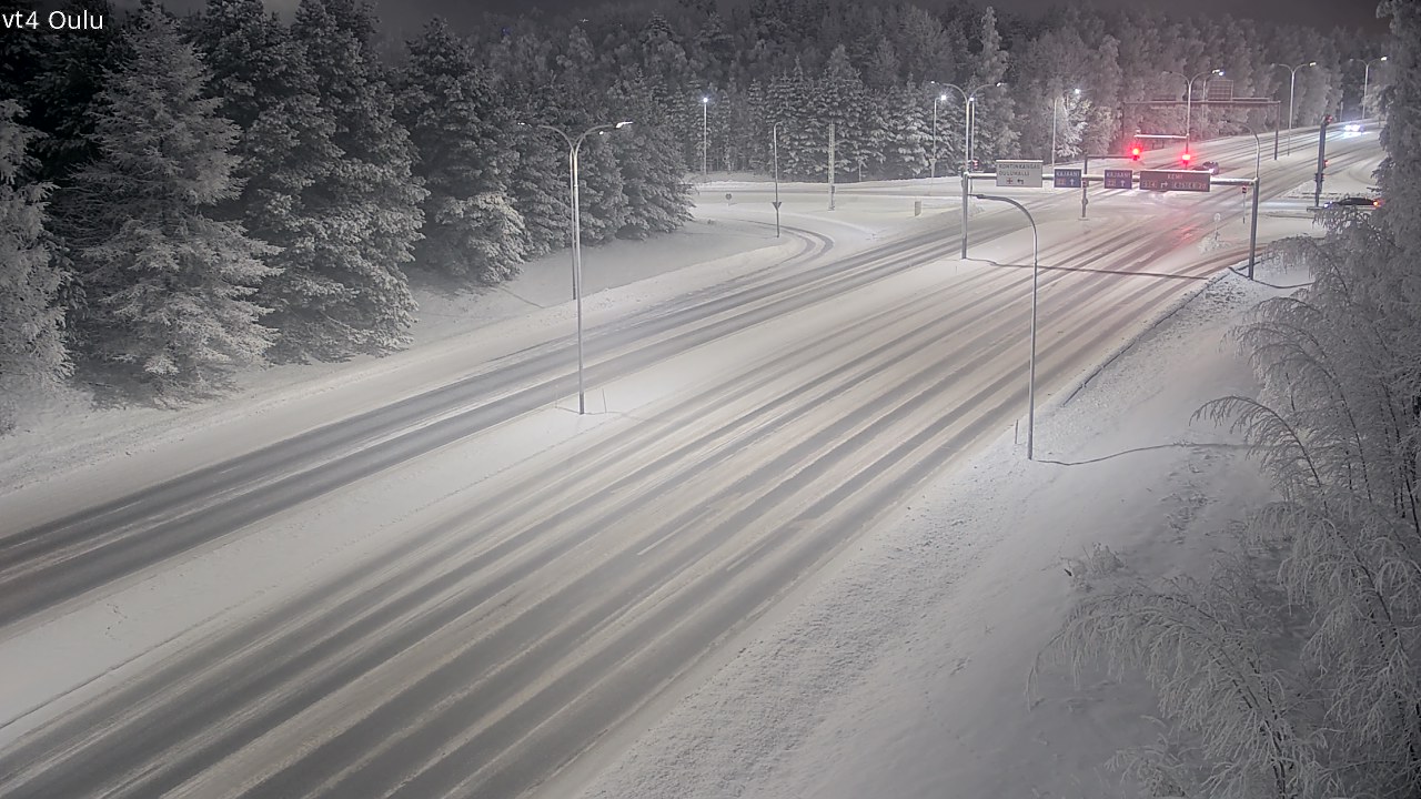 Weather Camera Image Road 4 Oulu, Oulu, Pohjois-Pohjanmaa