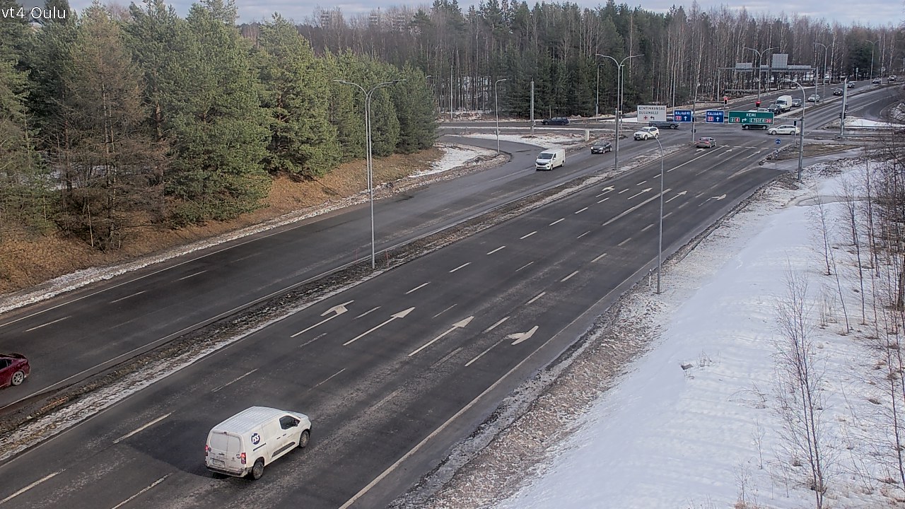 Weather Camera Image Road 4 Oulu, Oulu, Pohjois-Pohjanmaa