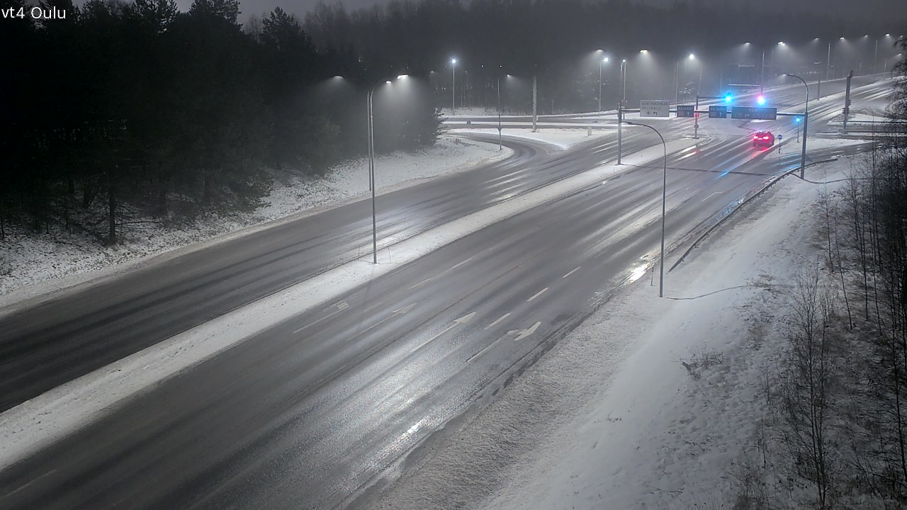 Weather Camera Image Väg 4 Uleåborg, Oulu, Pohjois-Pohjanmaa