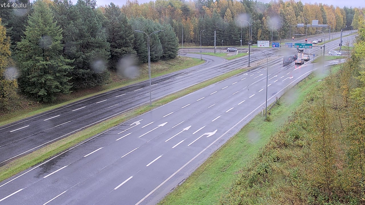 Weather Camera Image Väg 4 Uleåborg, Oulu, Pohjois-Pohjanmaa
