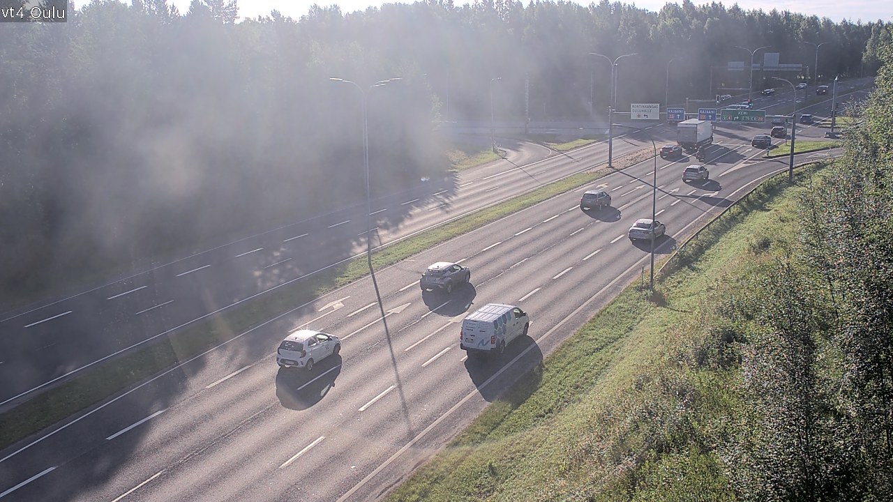 Weather Camera Image Road 4 Oulu, Oulu, Pohjois-Pohjanmaa