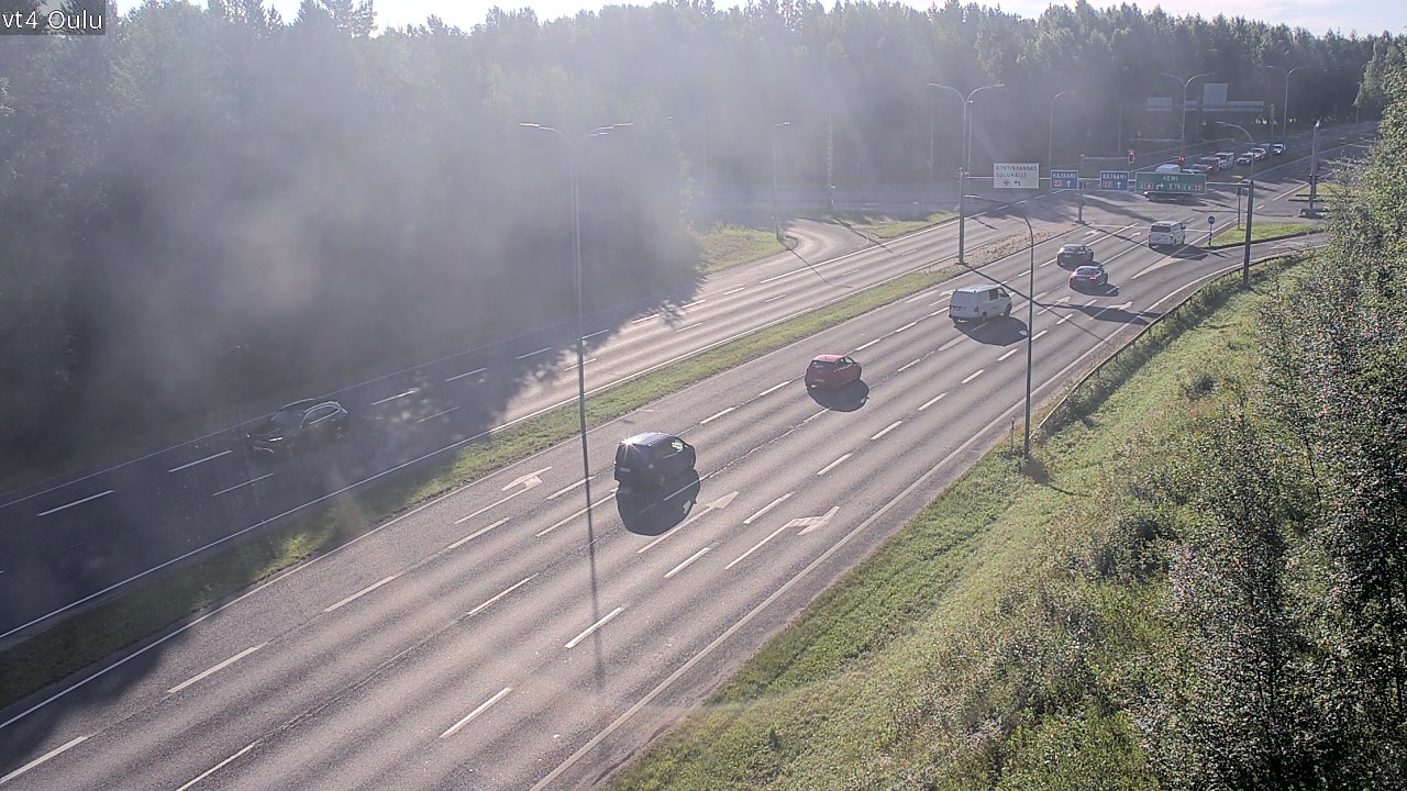 Weather Camera Image Road 4 Oulu, Oulu, Pohjois-Pohjanmaa