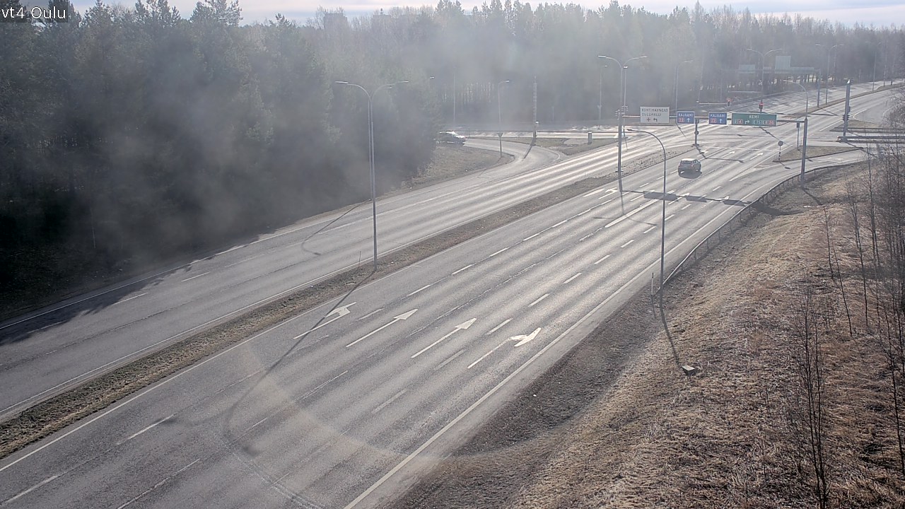 Weather Camera Image Väg 4 Uleåborg, Oulu, Pohjois-Pohjanmaa