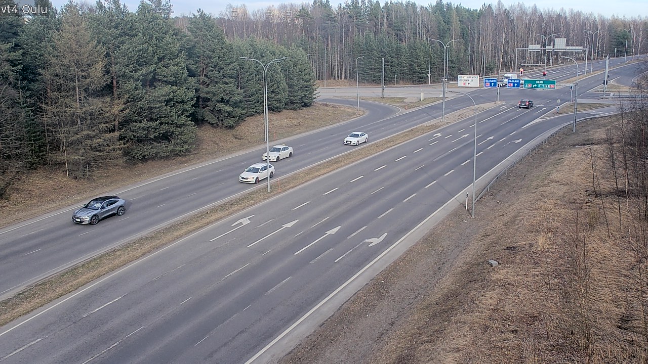 Weather Camera Image Väg 4 Uleåborg, Oulu, Pohjois-Pohjanmaa