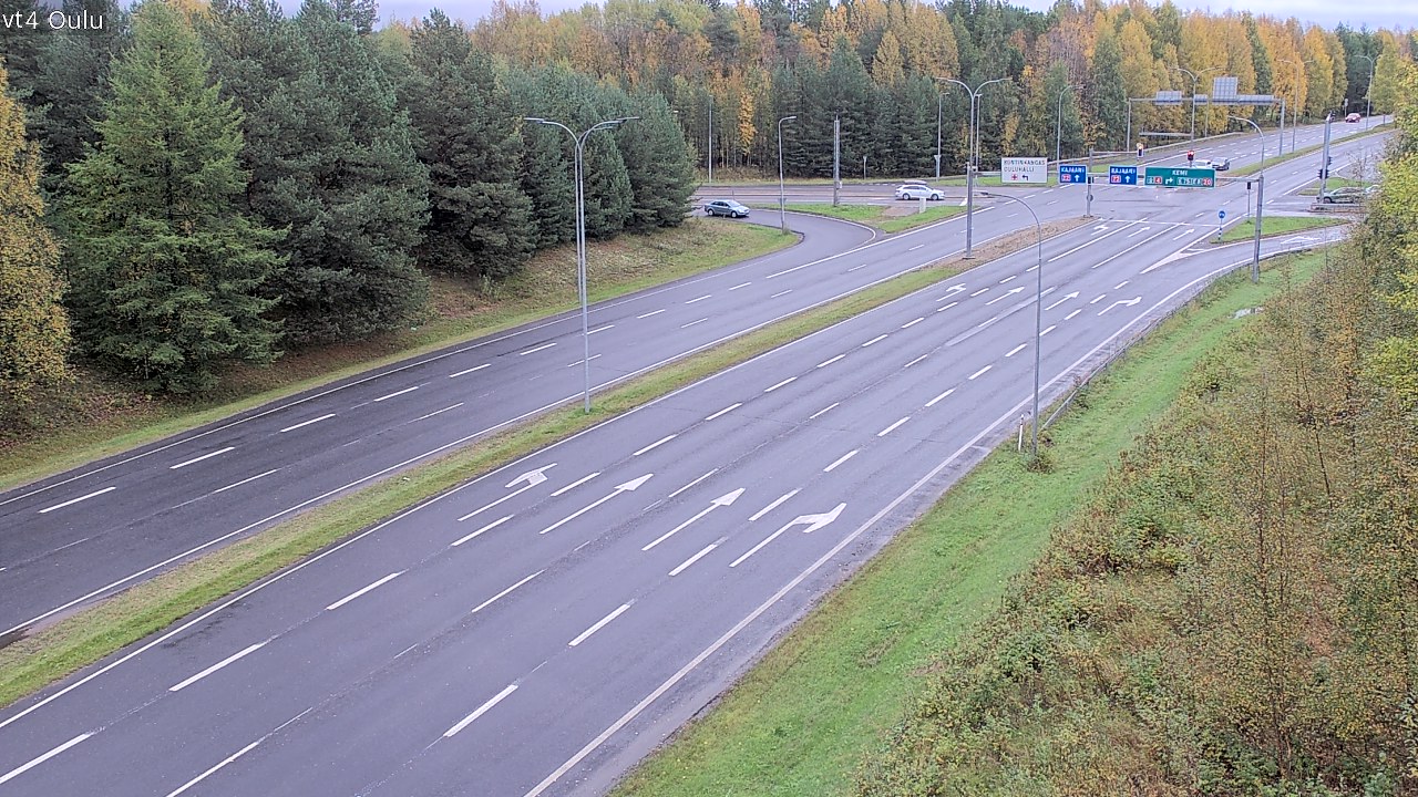 Weather Camera Image Road 4 Oulu, Oulu, Pohjois-Pohjanmaa