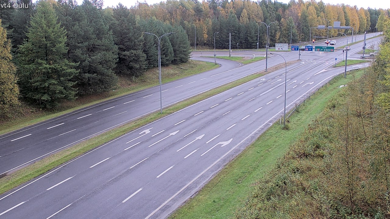 Weather Camera Image Väg 4 Uleåborg, Oulu, Pohjois-Pohjanmaa