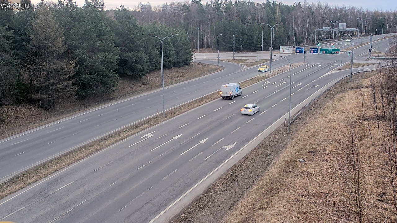 Weather Camera Image Road 4 Oulu, Oulu, Pohjois-Pohjanmaa