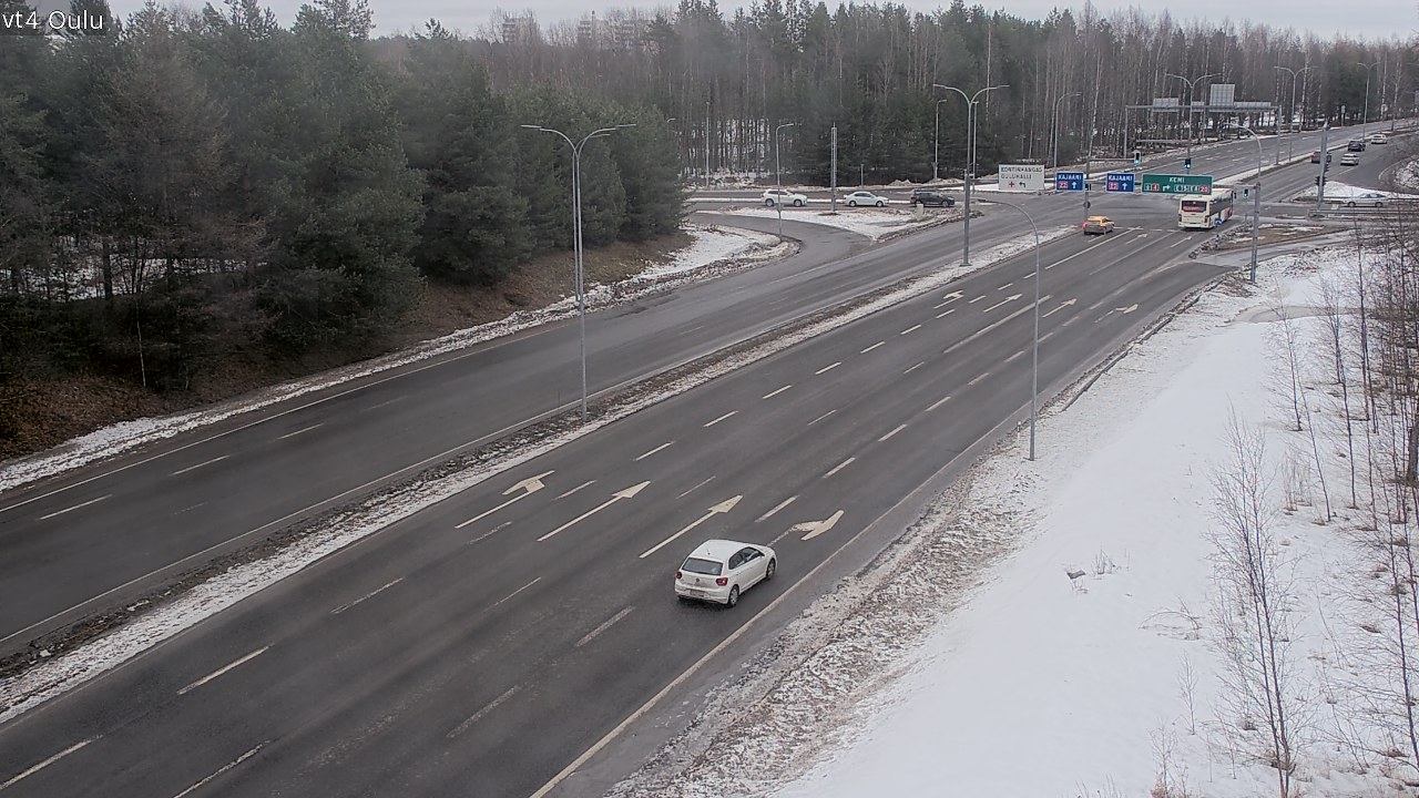 Weather Camera Image Road 4 Oulu, Oulu, Pohjois-Pohjanmaa