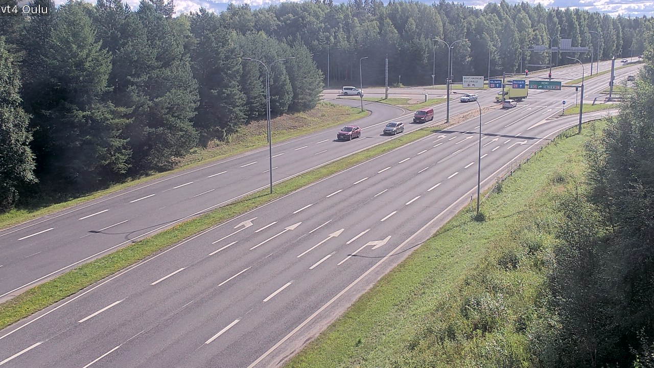 Weather Camera Image Road 4 Oulu, Oulu, Pohjois-Pohjanmaa