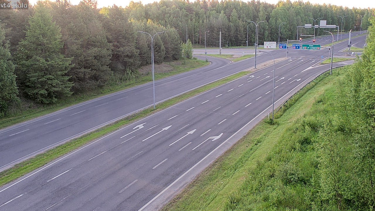 Weather Camera Image Road 4 Oulu, Oulu, Pohjois-Pohjanmaa